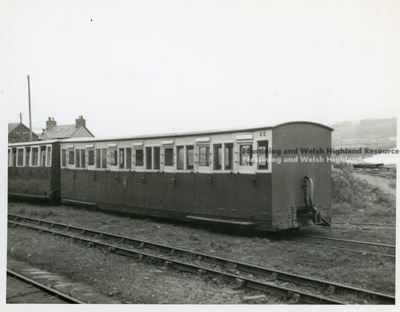 Ashbury Carriage No. 22 at Porthmadog Harbour Station.