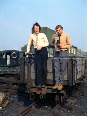 Alastair Stirling and Martyn Byles at Porthmadog.