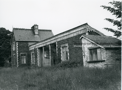 Derelict Minffordd Station. June 1951.