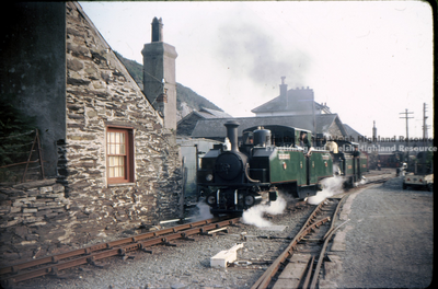 Earl of Merioneth double headed with Merddin Emrys on a test run to Tan y Bwlch