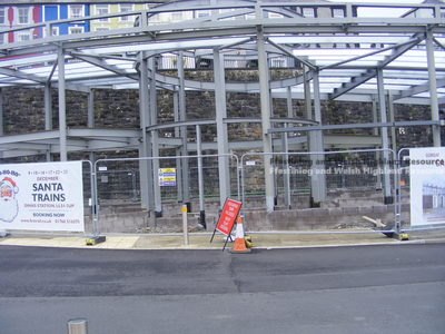 Front view of new Caernarfon Station
