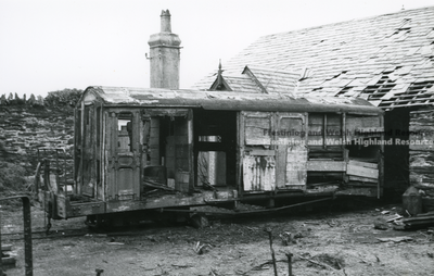Curly Roofed Van No. 3 at Boston Lodge Works.