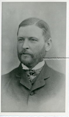 Portrait photo of JS Hughes, 1900