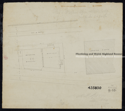 XD97/435850 - Plan of Weighing Machine & Office Building, Boston Lodge