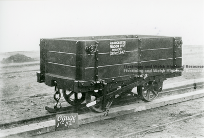 NWNGR Slate Wagon @ GRCW works. December 1877