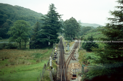 Overlooking Dduallt Station - August 1991