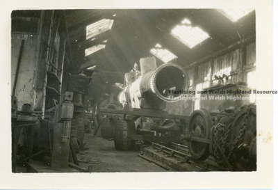 Boston Lodge Engine Shed with James Spooner boiler