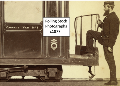 c1877 Rolling Stock Photographs