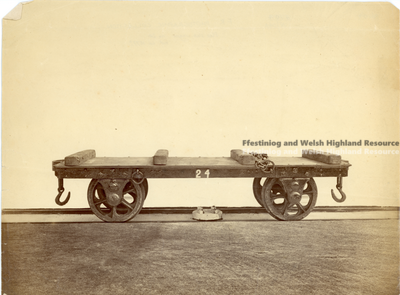 A flat wagon No. 24