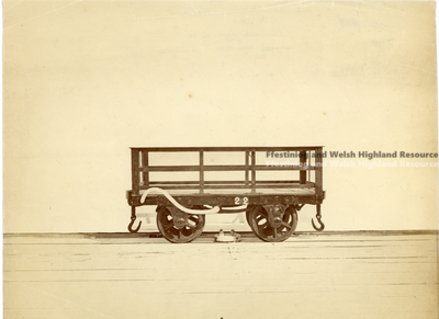 Small iron slate wagon No.22