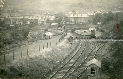 Course of Festiniog & Blaenau Railway at Tan y Manod