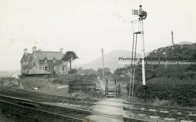 Course of Gorsedda Jct & Portmadoc Railway at Cambrian Railway Crossing