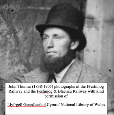 John Thomas (1838-1905) with permission of Llyfrgell Genedlaethol Cymru/ National Library of Wales